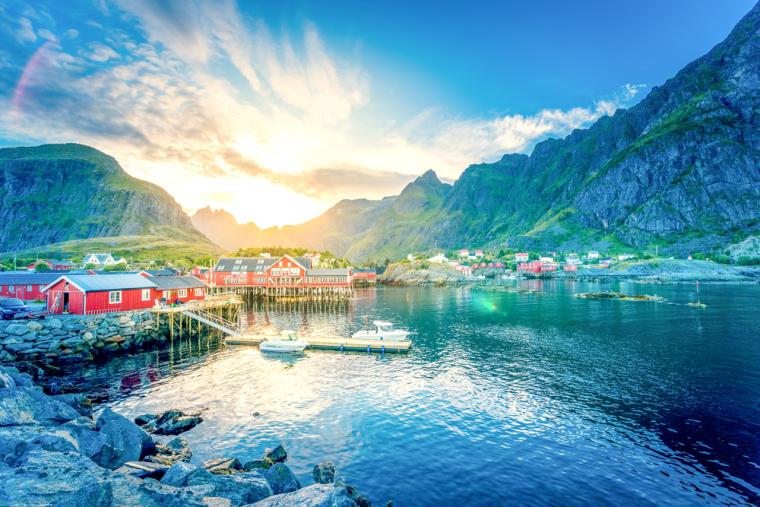 Norwegian cottages
