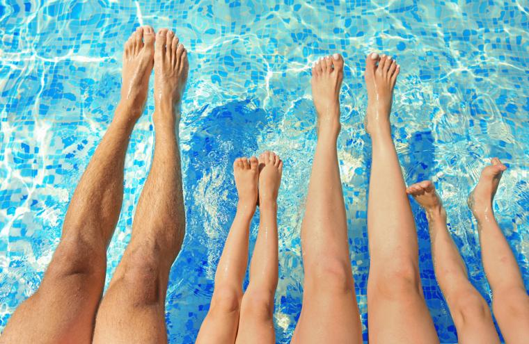 Family holiday abroad